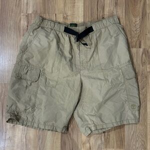 Timberland Men's Khaki Cargo Shorts